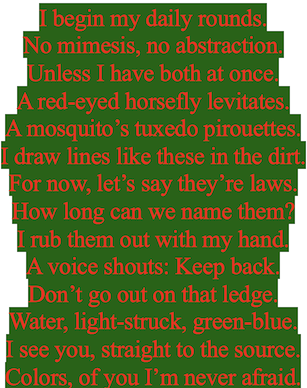 Excerpt Painted Prose Poem Image