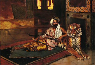 Sheikh_with-the-Tiger_Rudolph_Ernst